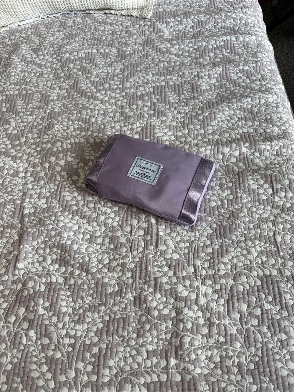 Lavender Compact Travel Pouch - Women's Bag